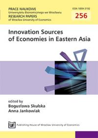 Innovation Sources of Economies in Eastern Asia